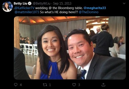 Dominic Chu and his spouse known by her twitter username megharita33 picture: Dominic and his wife